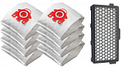 Kit de accesorios para aspiradoras MIELE S4, S5, S6, S8, 8 PC bolsas 1pc filtro HEPA