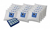 SB01PL conjunto de accesorios para aspiradoras Electrolux, AEG, Philips, 15 sacos, 1 filtro HEPA